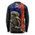 New Zealand Kiwi Soldier ANZAC Long Sleeve Shirt Red Poppy Flower and Silver Fern Pattern LT03 - Polynesian Pride