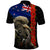 New Zealand Kiwi Soldier ANZAC Polo Shirt Red Poppy Flower and Silver Fern Pattern LT03 - Polynesian Pride