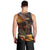 Slouch Hat and Biscuits ANZAC Men Tank Top with Soldier Silver Fern LT03 - Polynesian Pride