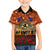 The Rising Sun Badge ANZAC Family Matching Off Shoulder Long Sleeve Dress and Hawaiian Shirt Last Post Field of Poppy Starry Night Style LT03 Son's Shirt Black - Polynesian Pride