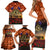 The Rising Sun Badge ANZAC Family Matching Short Sleeve Bodycon Dress and Hawaiian Shirt Last Post Field of Poppy Starry Night Style LT03 - Polynesian Pride