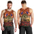 The Rising Sun Badge ANZAC Men Tank Top Last Post Field of Poppy Starry Night Style LT03 - Polynesian Pride