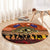 The Rising Sun Badge ANZAC Round Carpet Last Post Field of Poppy Starry Night Style LT03 - Polynesian Pride