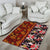 Pan-Pacific Festival Area Rug Hawaiian Tribal and Japanese Pattern Together Culture