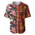 Pan-Pacific Festival Baseball Jersey Hawaiian Tribal and Japanese Pattern Together Culture