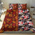 Pan-Pacific Festival Bedding Set Hawaiian Tribal and Japanese Pattern Together Culture