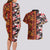 Pan-Pacific Festival Couples Matching Long Sleeve Bodycon Dress and Hawaiian Shirt Hawaiian Tribal and Japanese Pattern Together Culture