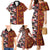 Pan-Pacific Festival Family Matching Mermaid Dress and Hawaiian Shirt Hawaiian Tribal and Japanese Pattern Together Culture