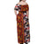 Pan-Pacific Festival Family Matching Off Shoulder Maxi Dress and Hawaiian Shirt Hawaiian Tribal and Japanese Pattern Together Culture