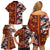 Pan-Pacific Festival Family Matching Off Shoulder Short Dress and Hawaiian Shirt Hawaiian Tribal and Japanese Pattern Together Culture