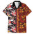 Pan-Pacific Festival Family Matching Short Sleeve Bodycon Dress and Hawaiian Shirt Hawaiian Tribal and Japanese Pattern Together Culture