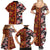 Pan-Pacific Festival Family Matching Summer Maxi Dress and Hawaiian Shirt Hawaiian Tribal and Japanese Pattern Together Culture