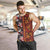 Pan-Pacific Festival Men Tank Top Hawaiian Tribal and Japanese Pattern Together Culture