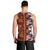 Pan-Pacific Festival Men Tank Top Hawaiian Tribal and Japanese Pattern Together Culture