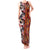 Pan-Pacific Festival Tank Maxi Dress Hawaiian Tribal and Japanese Pattern Together Culture