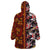 Pan-Pacific Festival Wearable Blanket Hoodie Hawaiian Tribal and Japanese Pattern Together Culture