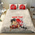 Personalised Pan-Pacific Festival Bedding Set Japanese Samurai with Hawaiian Pattern