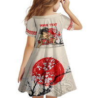 Personalised Pan-Pacific Festival Family Matching Puletasi and Hawaiian Shirt Japanese Samurai with Hawaiian Pattern