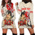 Personalised Pan-Pacific Festival Hoodie Dress Japanese Samurai with Hawaiian Pattern