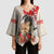 Personalised Japanese Culture Hawaii Style Kimono Sleeve Blouse Japanese Samurai with Hawaiian Pattern - Polynesian Pride