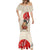 Personalised Pan-Pacific Festival Mermaid Dress Japanese Samurai with Hawaiian Pattern