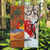 Pan-Pacific Festival Garden Flag Mauna Kea and Fuji Mountains