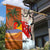 Pan-Pacific Festival Garden Flag Mauna Kea and Fuji Mountains