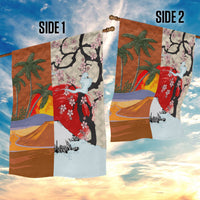 Japanese Culture Hawaii Style Garden Flag Mauna Kea and Fuji Mountains LT03 - Polynesian Pride