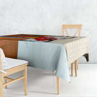 Japanese Culture Hawaii Style Tablecloth Mauna Kea and Fuji Mountains LT03 - Polynesian Pride