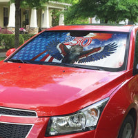 Philippines and United States Semiquincentennial Auto Sun Shade Eagle and National Flag Style LT03 - Polynesian Pride