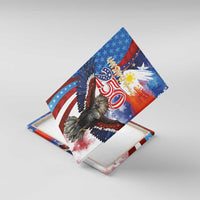 Philippines and United States Semiquincentennial Canvas Wall Art Eagle and National Flag Style LT03 With Frame Multicolor - Polynesian Pride