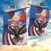 Philippines and United States Semiquincentennial Garden Flag Eagle and National Flag Style LT03 - Polynesian Pride