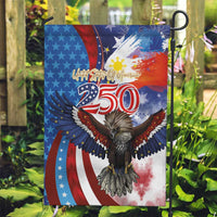 Philippines and United States Semiquincentennial Garden Flag Eagle and National Flag Style LT03 Garden Flag Multicolor - Polynesian Pride