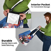 Philippines and United States Semiquincentennial Grocery Bag Eagle and National Flag Style LT03 - Polynesian Pride