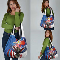 Philippines and United States Semiquincentennial Grocery Bag Eagle and National Flag Style LT03 - Polynesian Pride