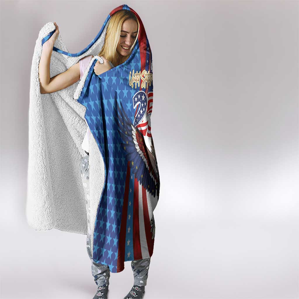 Philippines and United States Semiquincentennial Hooded Blanket Eagle and National Flag Style LT03 - Polynesian Pride