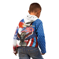 Philippines and United States Semiquincentennial Kid Hoodie Eagle and National Flag Style LT03 - Polynesian Pride