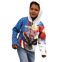 Philippines and United States Semiquincentennial Kid Hoodie Eagle and National Flag Style LT03 - Polynesian Pride