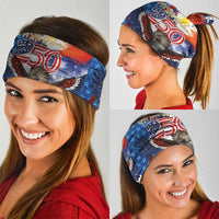Philippines and United States Semiquincentennial Neck Gaiter Eagle and National Flag Style