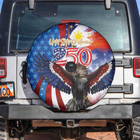 Philippines and United States Semiquincentennial Spare Tire Cover Eagle and National Flag Style LT03 Multicolor - Polynesian Pride