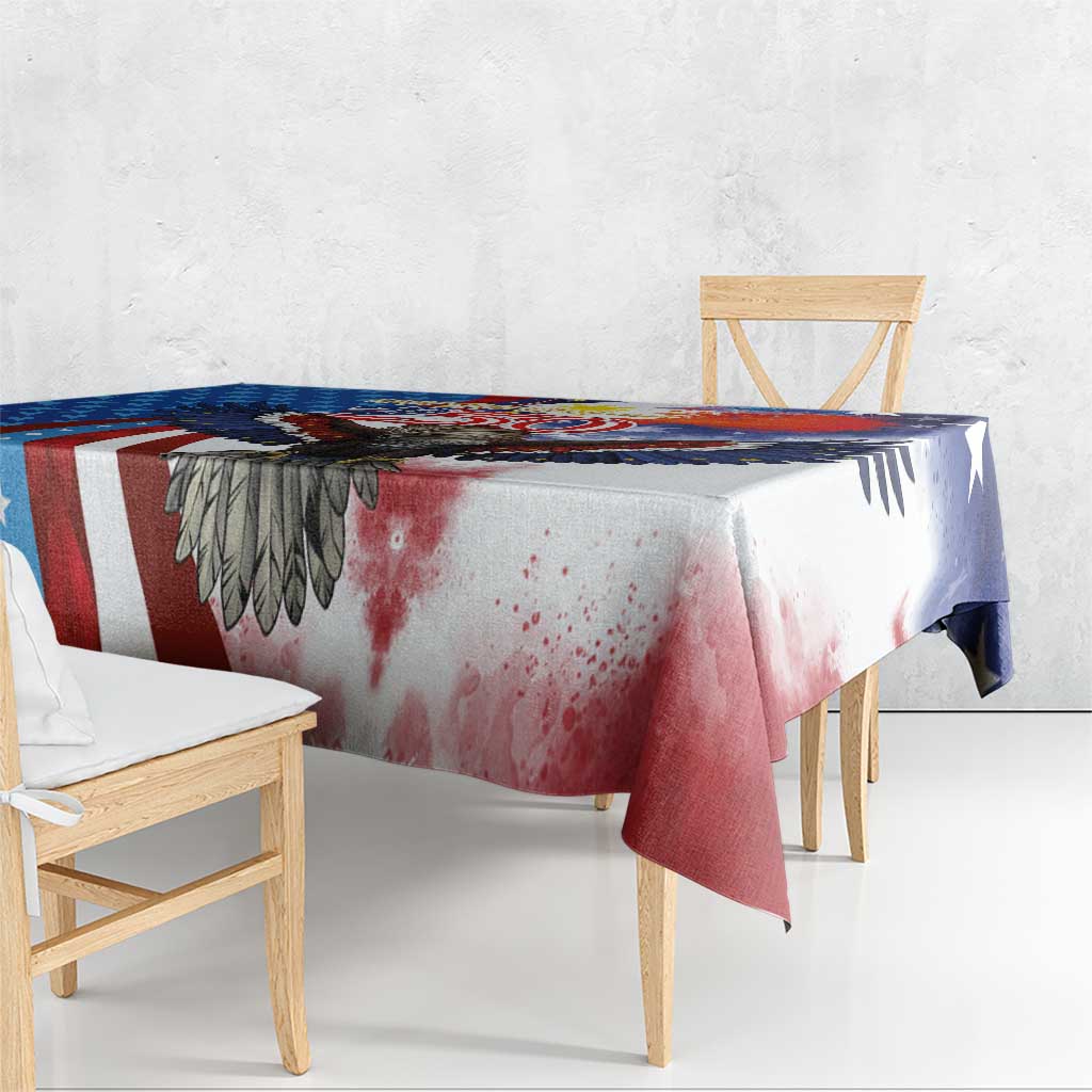 Philippines and United States Semiquincentennial Tablecloth Eagle and National Flag Style LT03 - Polynesian Pride