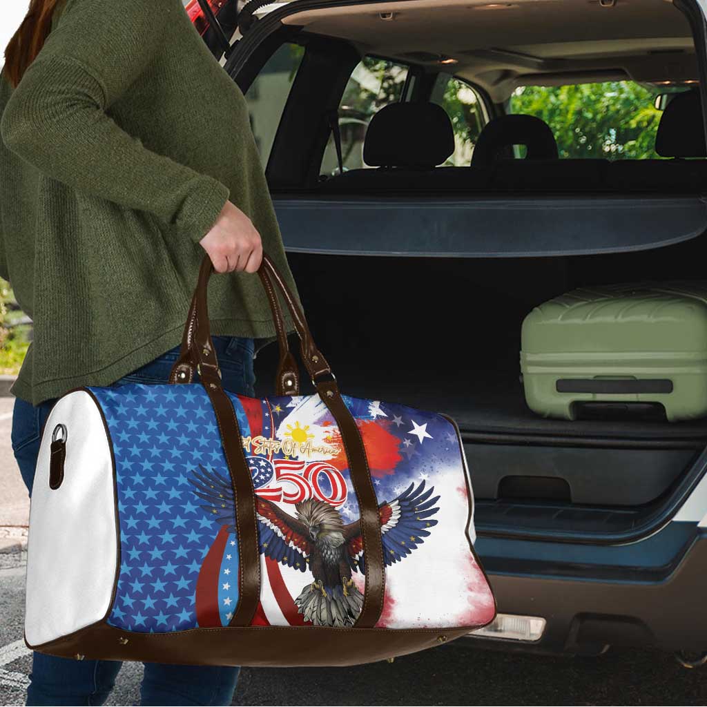 Philippines and United States Semiquincentennial Travel Bag Eagle and National Flag Style LT03 - Polynesian Pride