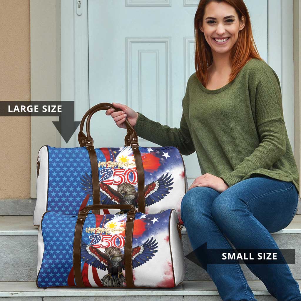 Philippines and United States Semiquincentennial Travel Bag Eagle and National Flag Style LT03 - Polynesian Pride