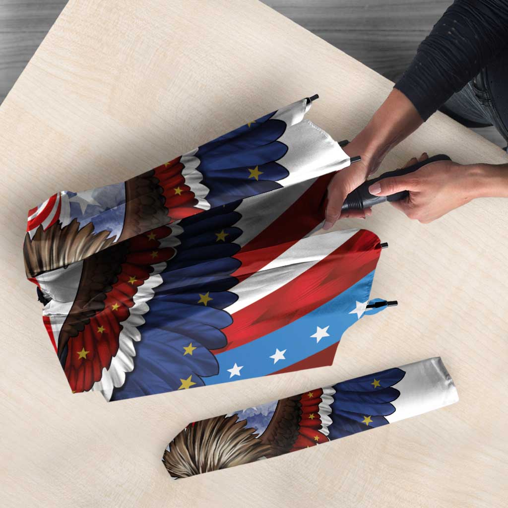 Philippines and United States Semiquincentennial Umbrella Eagle and National Flag Style LT03 - Polynesian Pride
