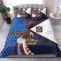 American Samoa and United States Semiquincentennial Bedding Set Bald Eagle with National Flag Style LT03 - Polynesian Pride