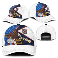 American Samoa and United States Semiquincentennial Classic Cap Bald Eagle with National Flag Style LT03 - Polynesian Pride