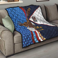 American Samoa and United States Semiquincentennial Quilt Bald Eagle with National Flag Style LT03 - Polynesian Pride