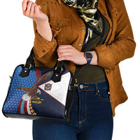 American Samoa and United States Semiquincentennial Shoulder Handbag Bald Eagle with National Flag Style LT03 - Polynesian Pride
