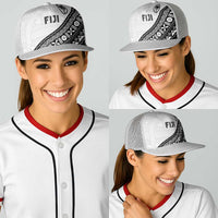 Fijian Rugby Baseball Net Cap Tapa Pattern and Palm Tree Tribal LT03 - Polynesian Pride