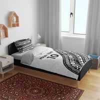 Custom Fijian Rugby Bedding Set Tapa Pattern and Palm Tree Tribal LT03 - Polynesian Pride
